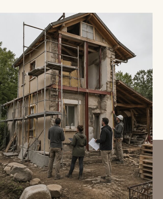 Реконструкция загородного дома под ключ в Петрозаводске от бюро